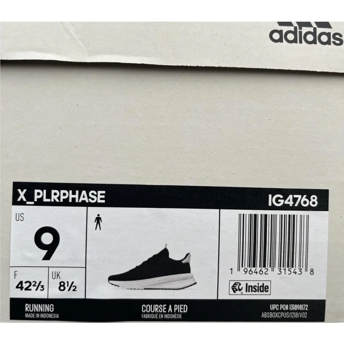 Adidas shoes - adidas X_PLR - Black (UPC: 196462315438) 8