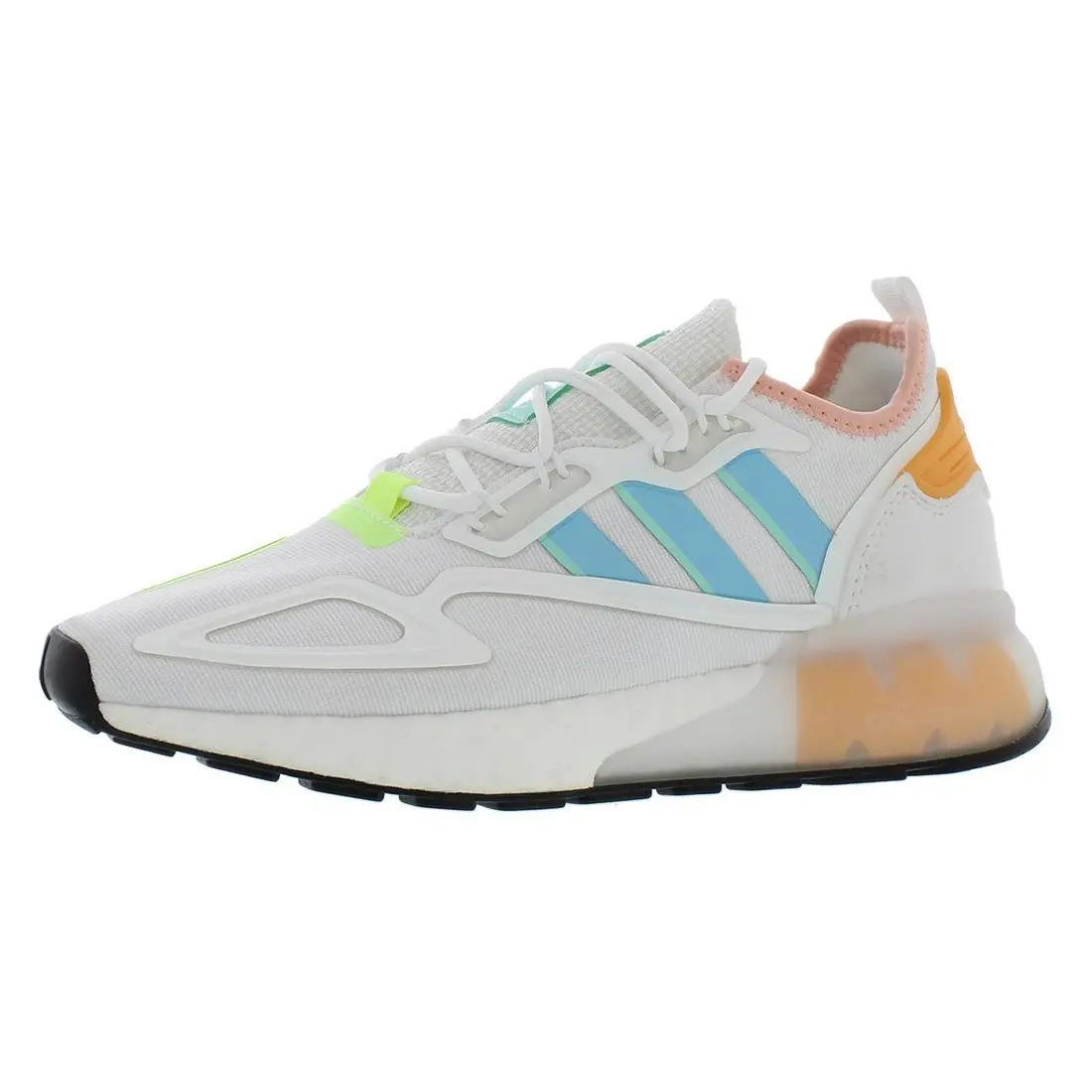 Adidas shoes - White/Teal/Orange, Main: White (UPC: 194818143797) 0