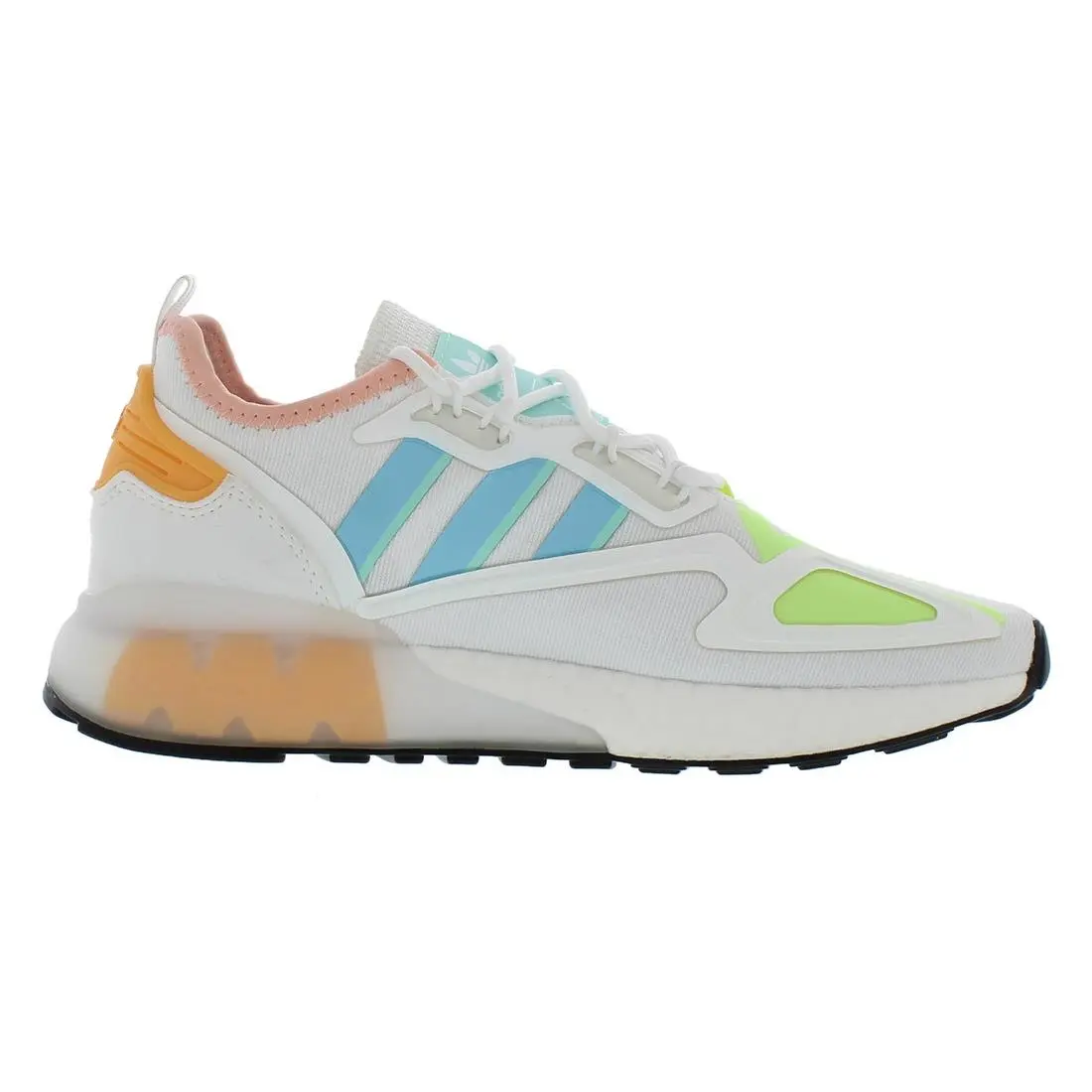 Adidas shoes - White/Teal/Orange, Main: White (UPC: 194818143797) 1