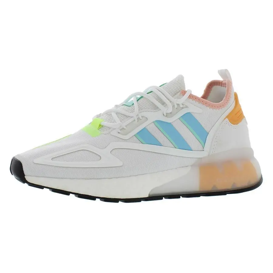 Adidas shoes - White/Teal/Orange, Main: White (UPC: 194818143797) 3