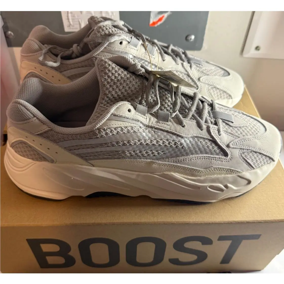 Yeezy Boost 700 V2 Static Men`s US Kanye West Brand SZ 14.5 by Adidas