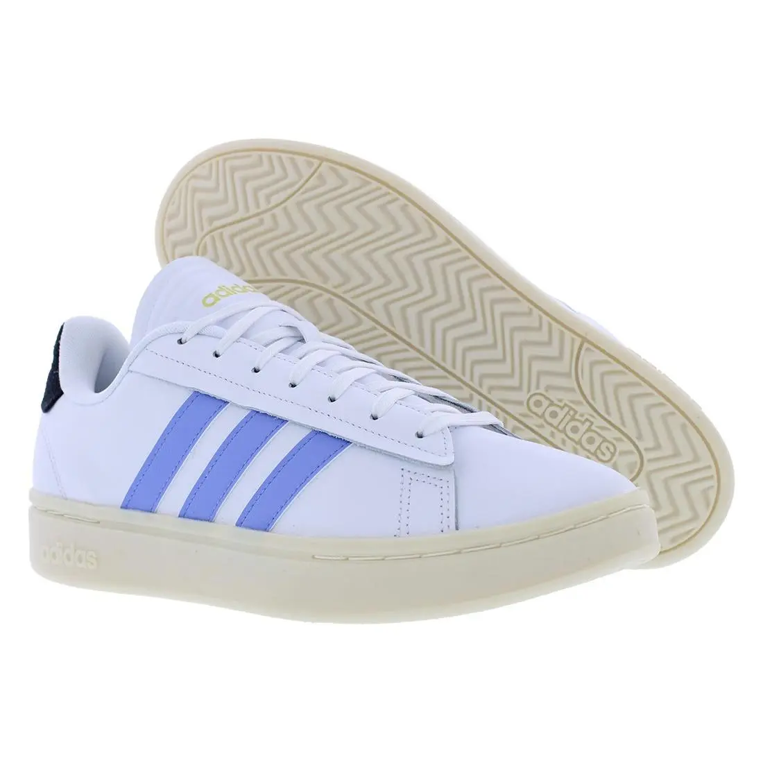 Adidas Grand Court Alpha Womens Shoes Size 8.5 Color: White/blue/off White - White/Blue/Off White, Main: White