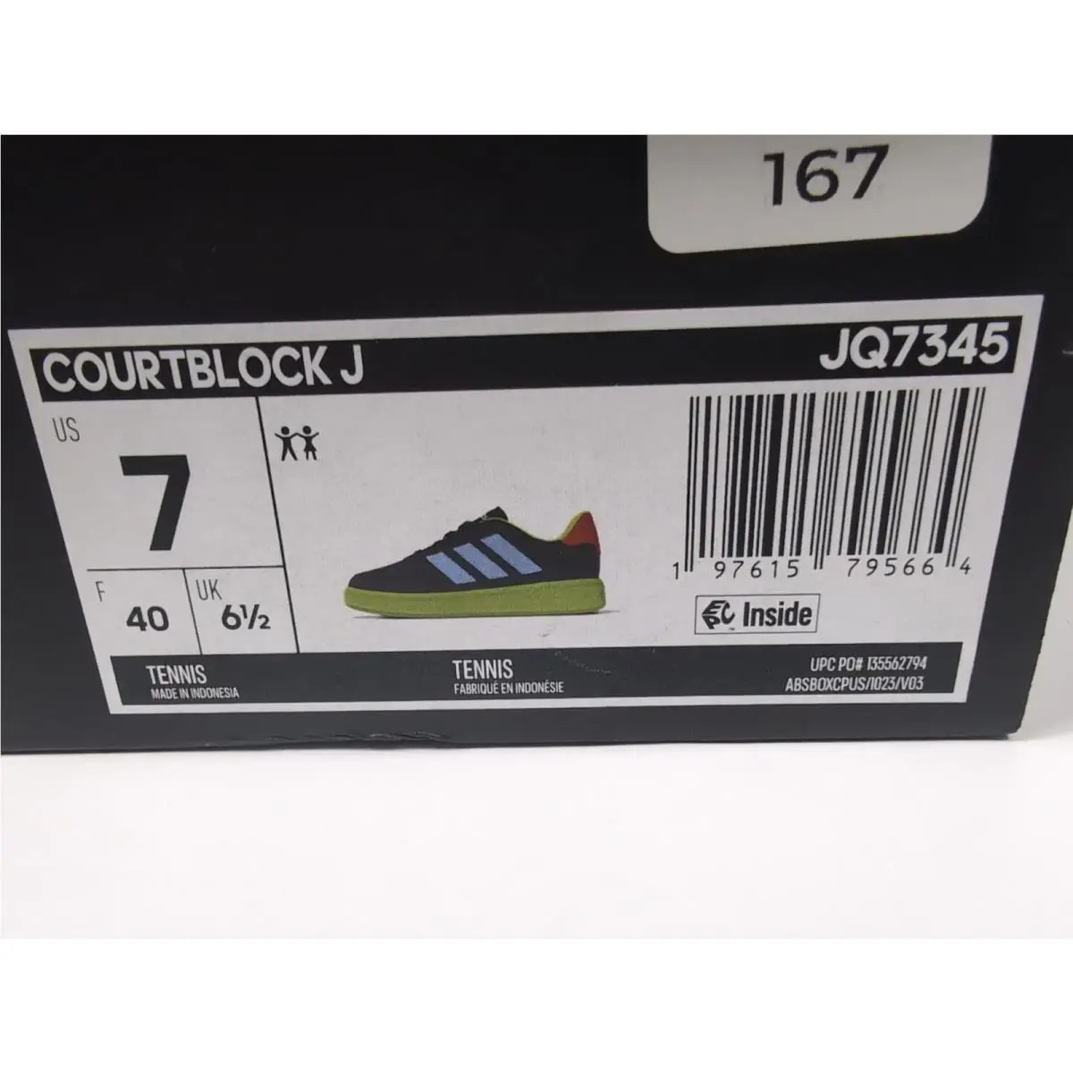 Adidas shoes - Adidas Courtblock J - Courtblock - Black 1