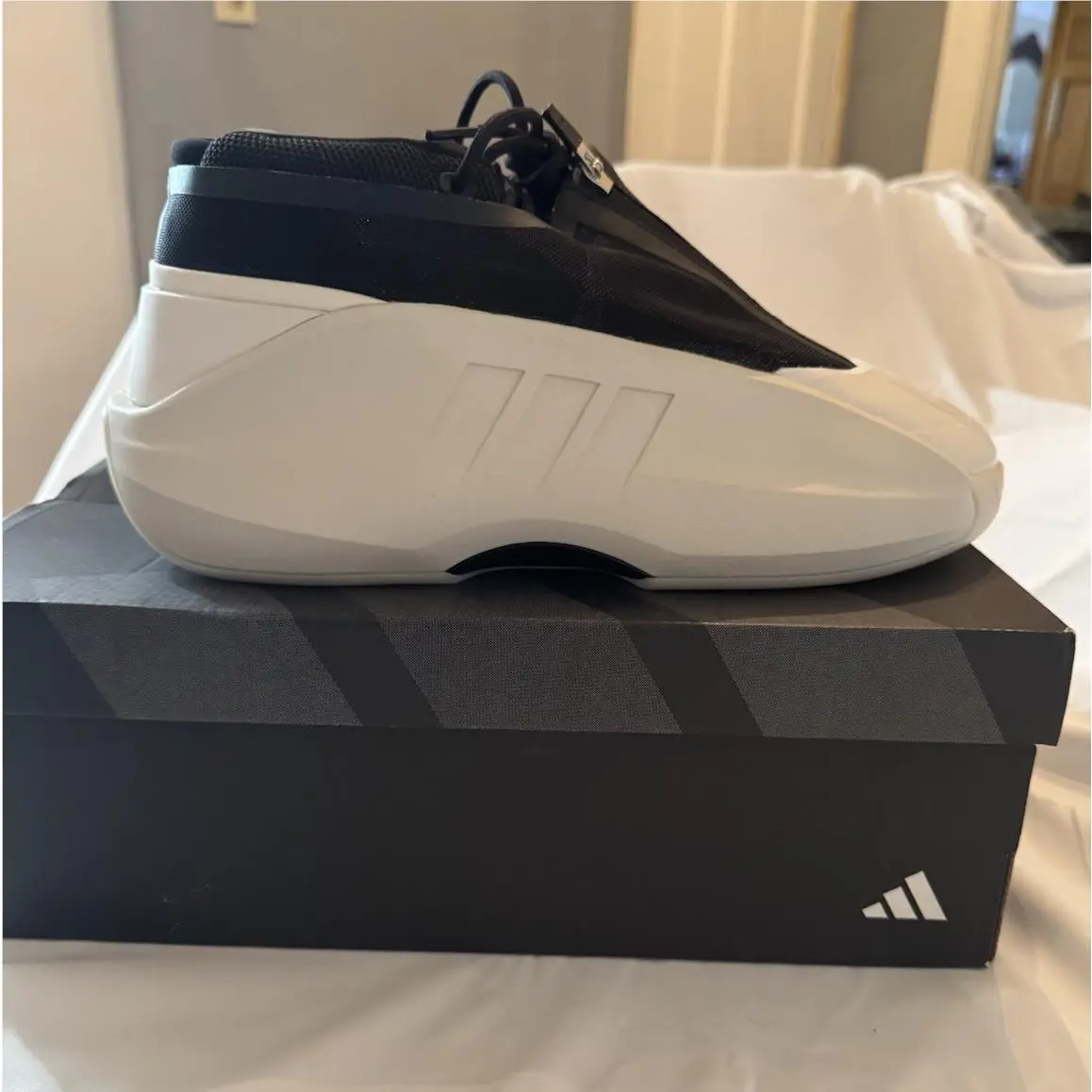 Adidas shoes - adidas Crazy - Crazy - Talc/Core Black/Pulse Olive 9