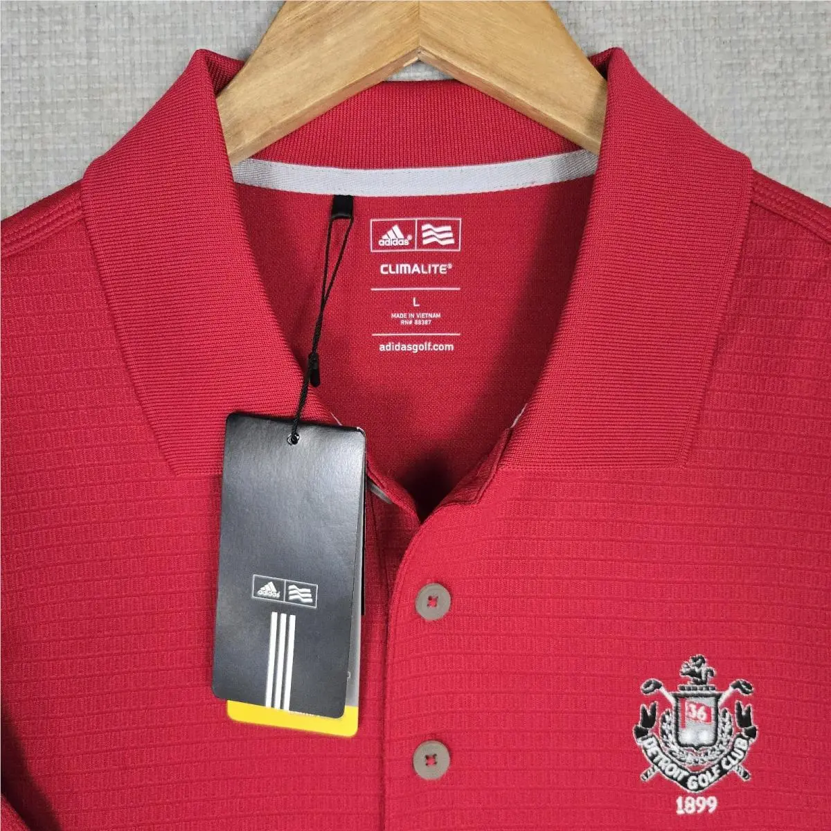 Adidas clothing - adidas Golf Polo - Golf Polo - Red 12