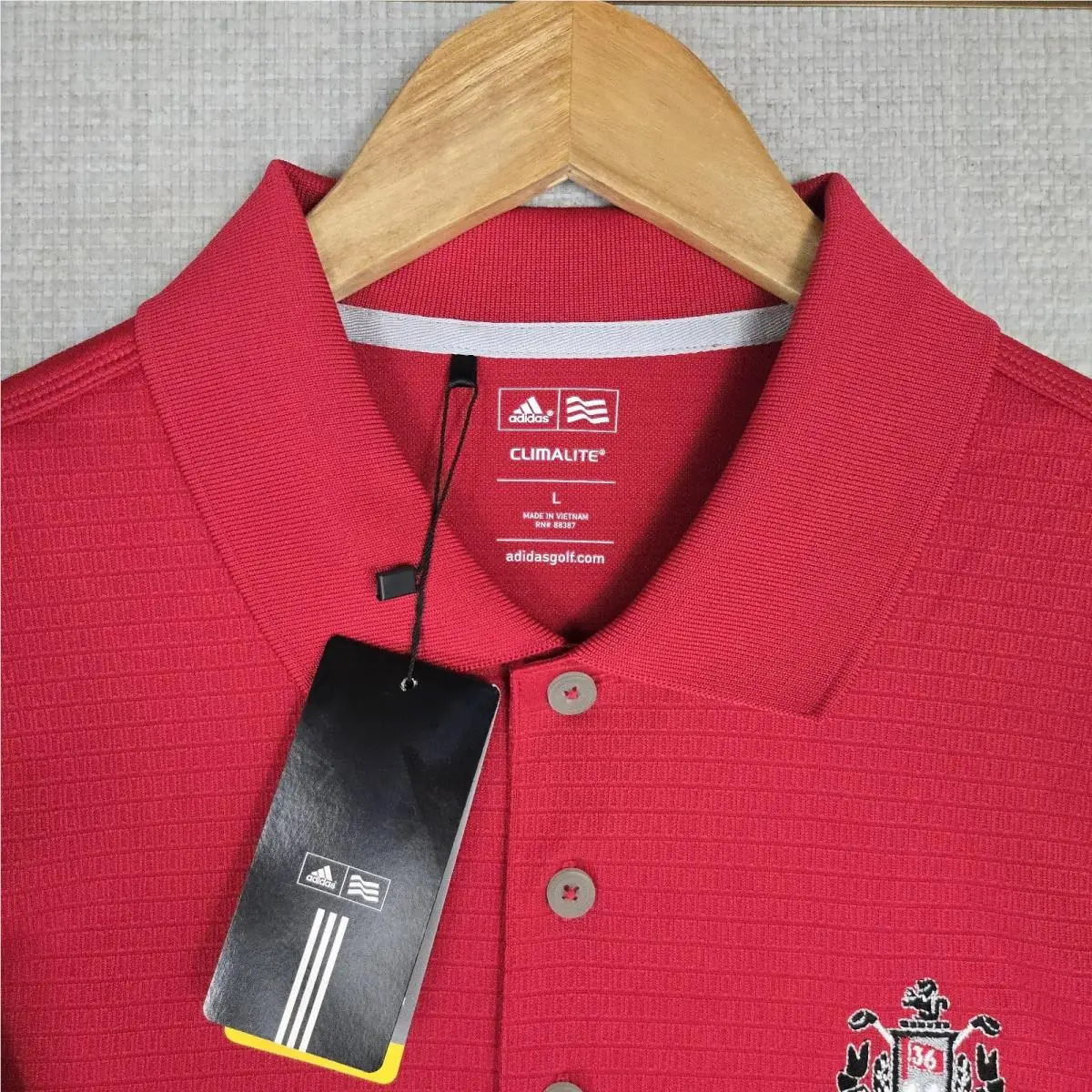 Adidas clothing - adidas Golf Polo - Golf Polo - Red 13