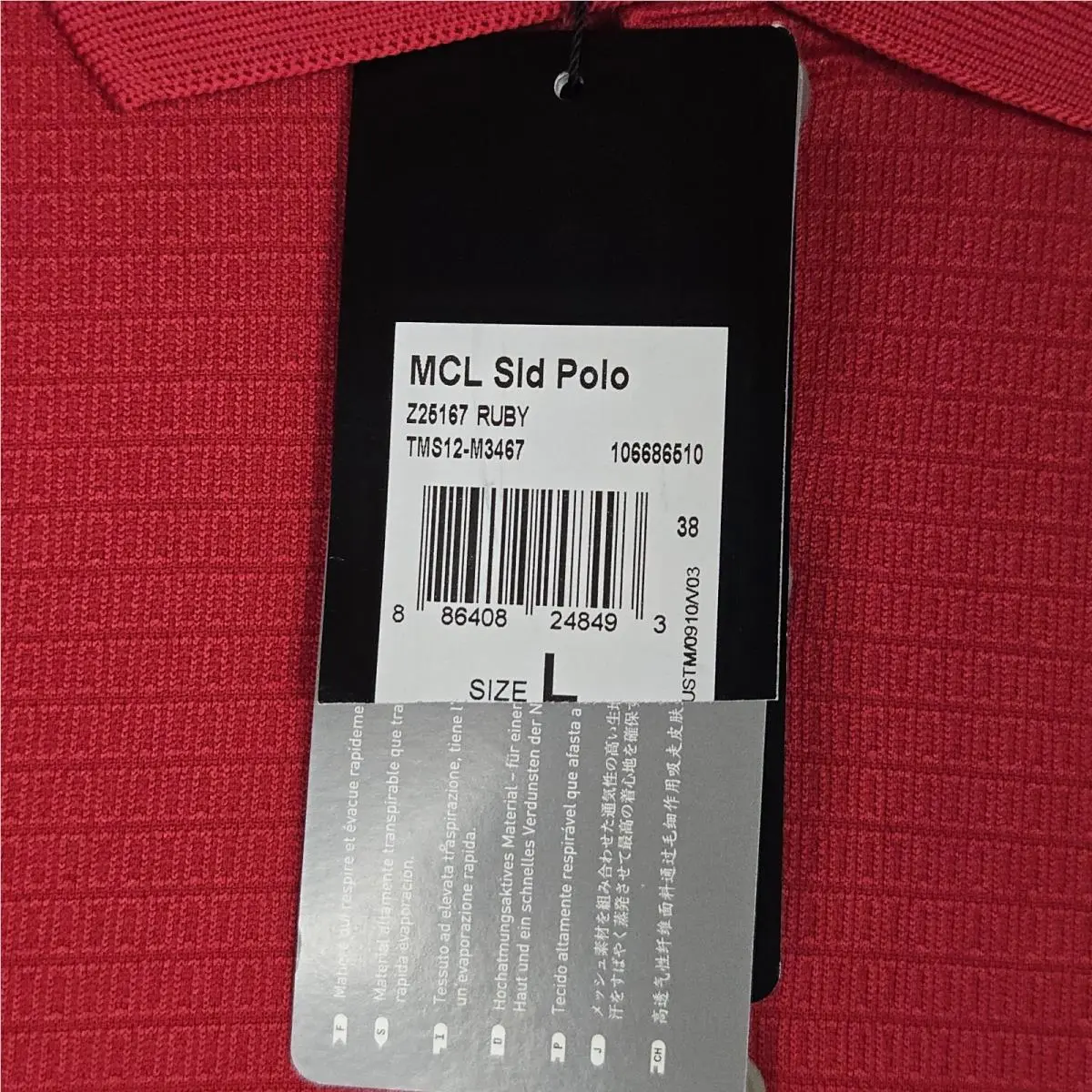 Adidas clothing - adidas Golf Polo - Golf Polo - Red 5