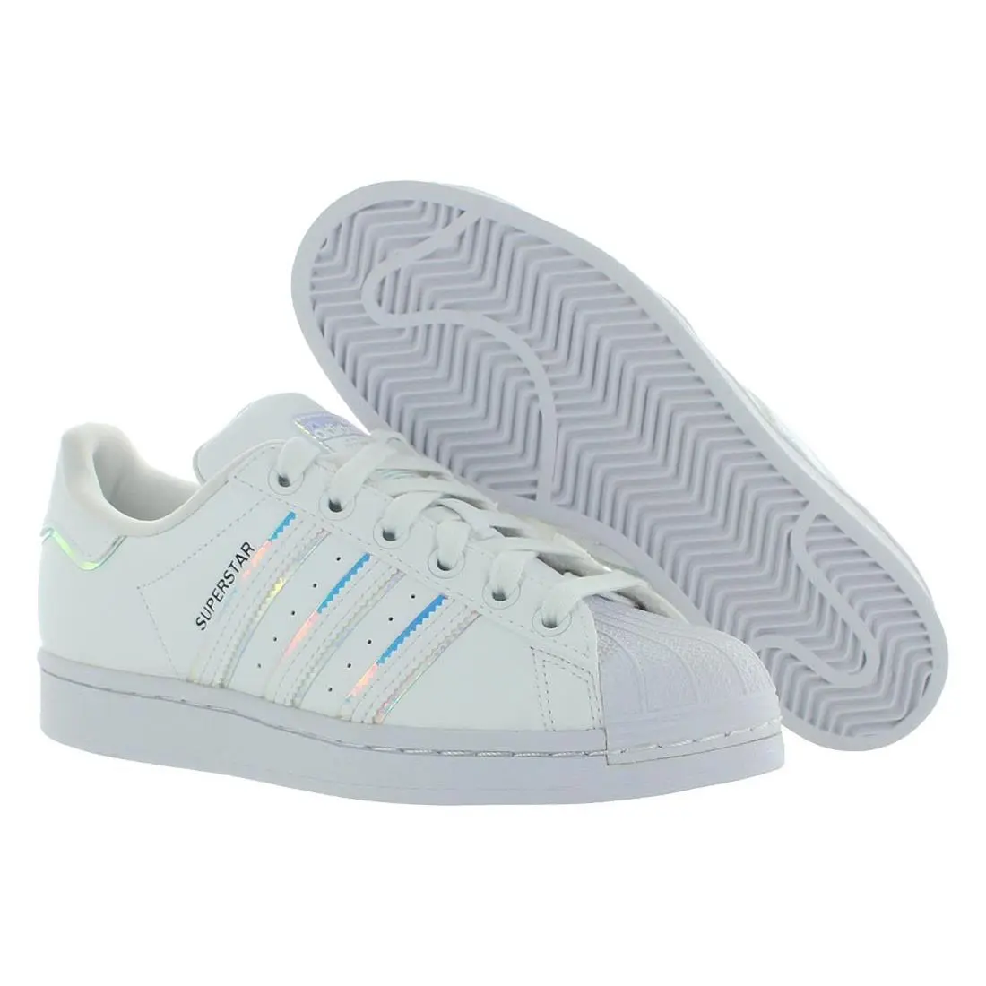 Adidas Superstar GS Girls Shoes Size 5.5 Color: Cloud White/cloud White/cloud