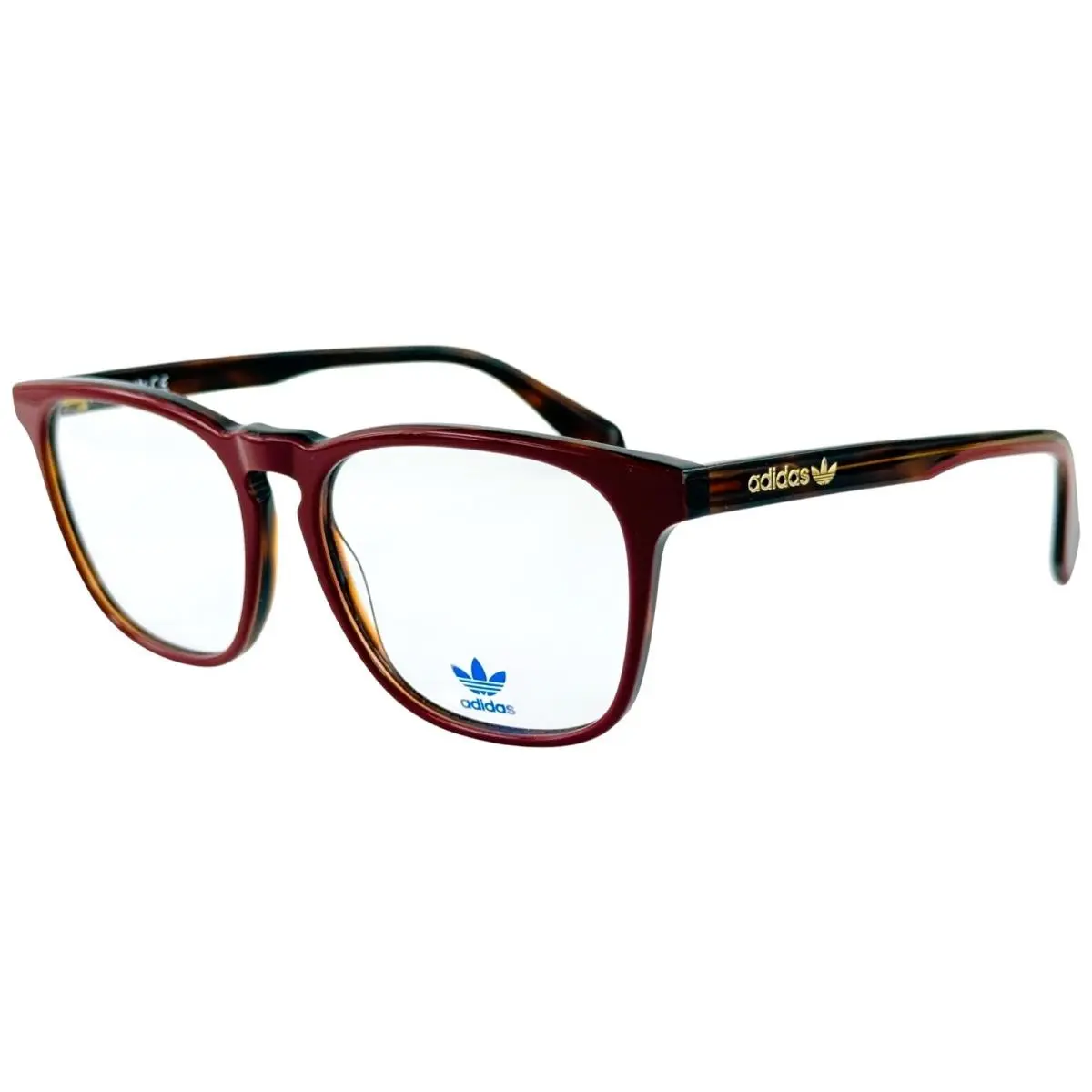 Adidas Originals OR5020 Mens Plastic Eyeglass Frame 68 Red 56-16 w Case