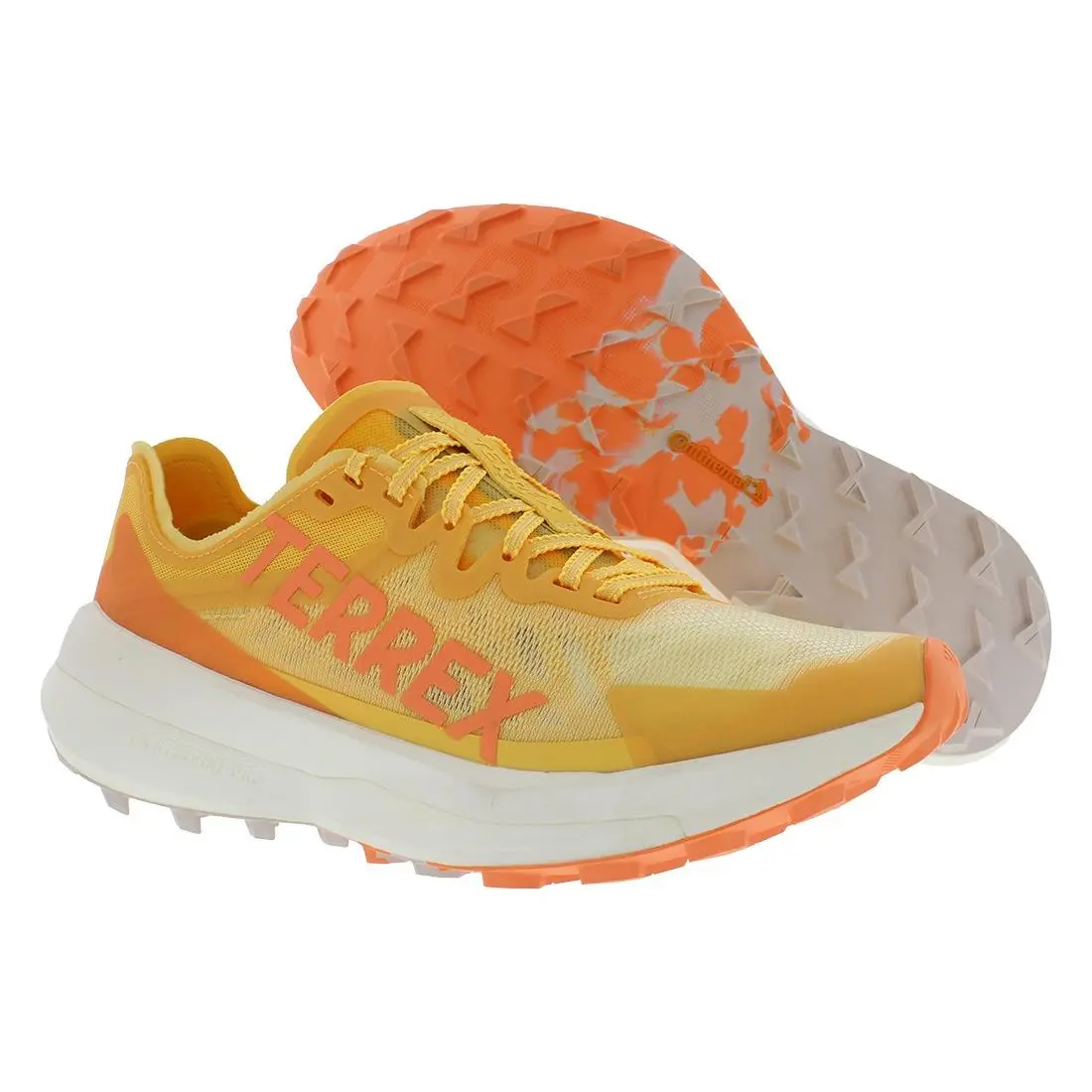 Adidas Terrex Agravic Speed Womens Shoes Size 8 Color: Yellow/orange/white - Yellow/Orange/White, Main: Orange