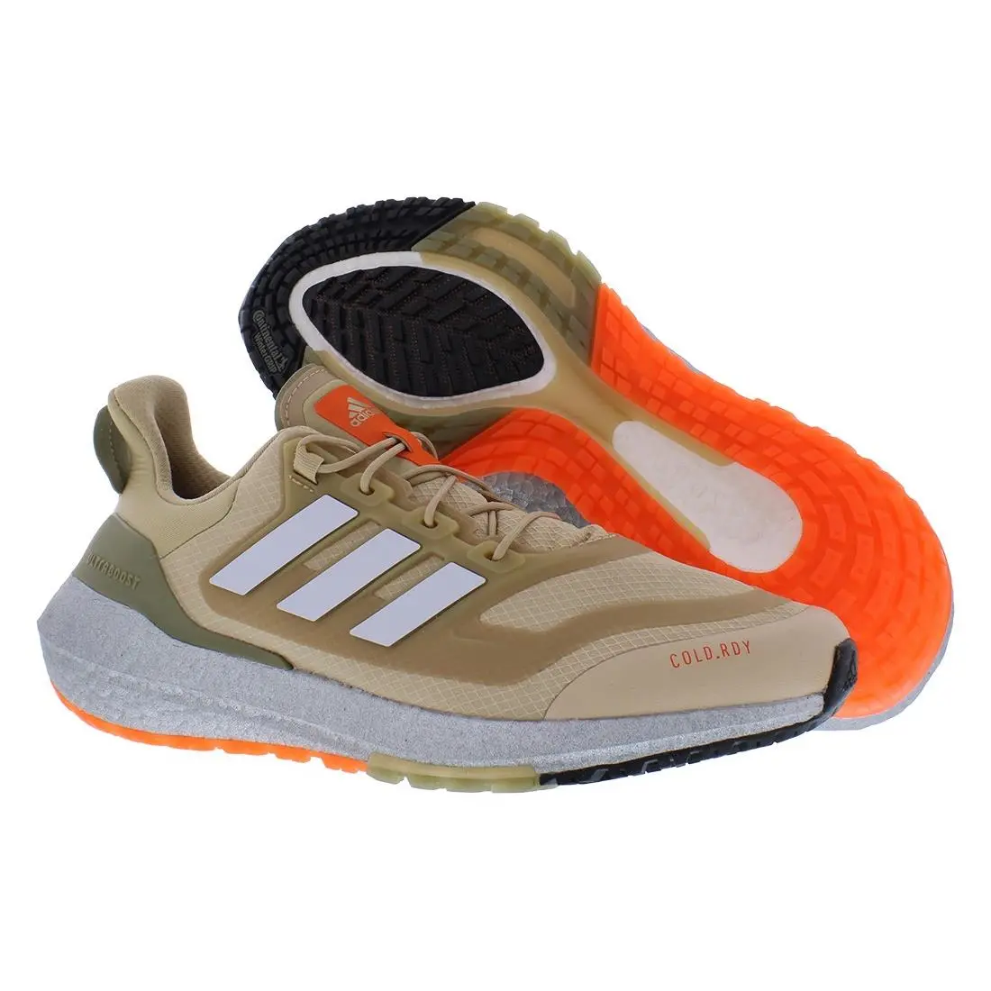Adidas Ultraboost 22 Cold.rdy II Mens Shoes Size 11 Color: Magic Beige/grey - Magic Beige/Grey One/Orange, Main: Beige
