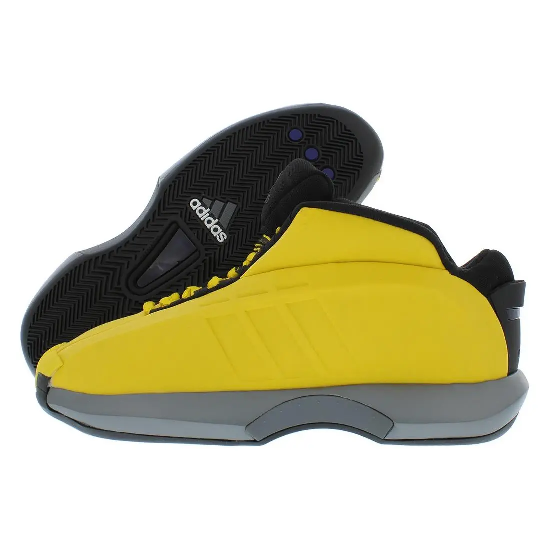 Adidas Crazy 1 Mens Shoes Size 7 Color: Team Yellow/iron Metallic/core Black