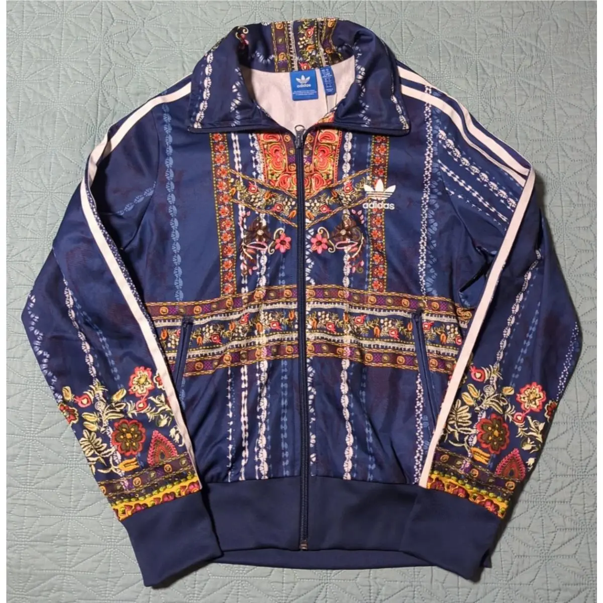 Adidas Originals Women’s Cirandeira Firebird The Farm Track Jacket Sz M