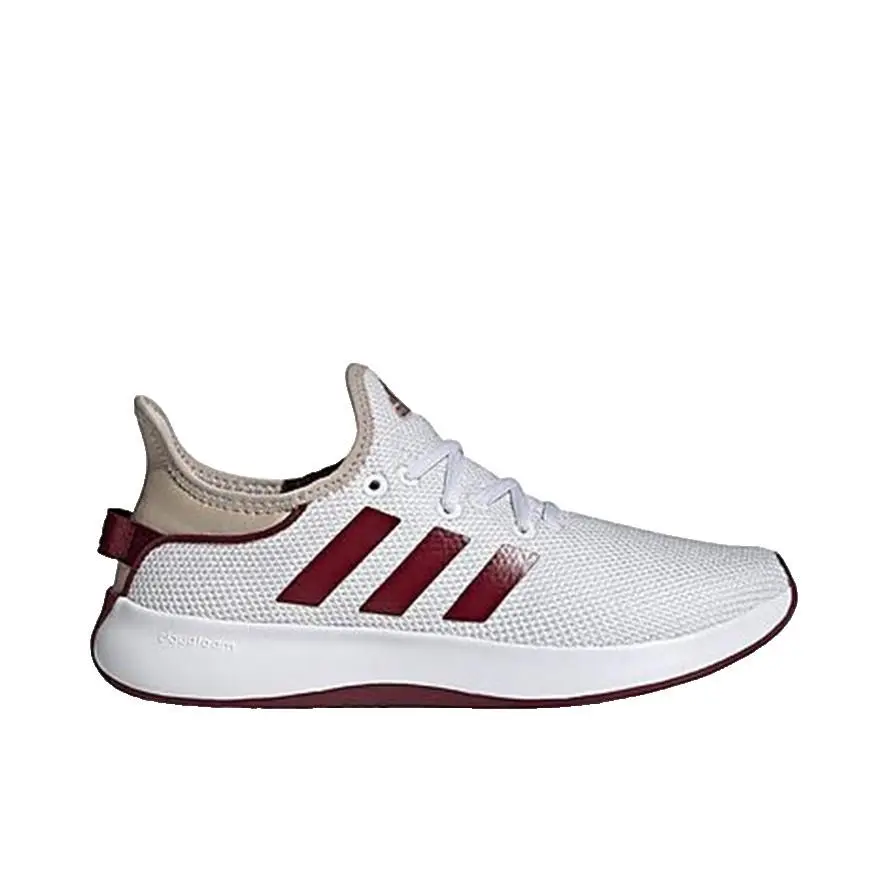 Adidas Womens Cloadfoam Pure Spw Running Shoes White/shadow Red SZ 8.5