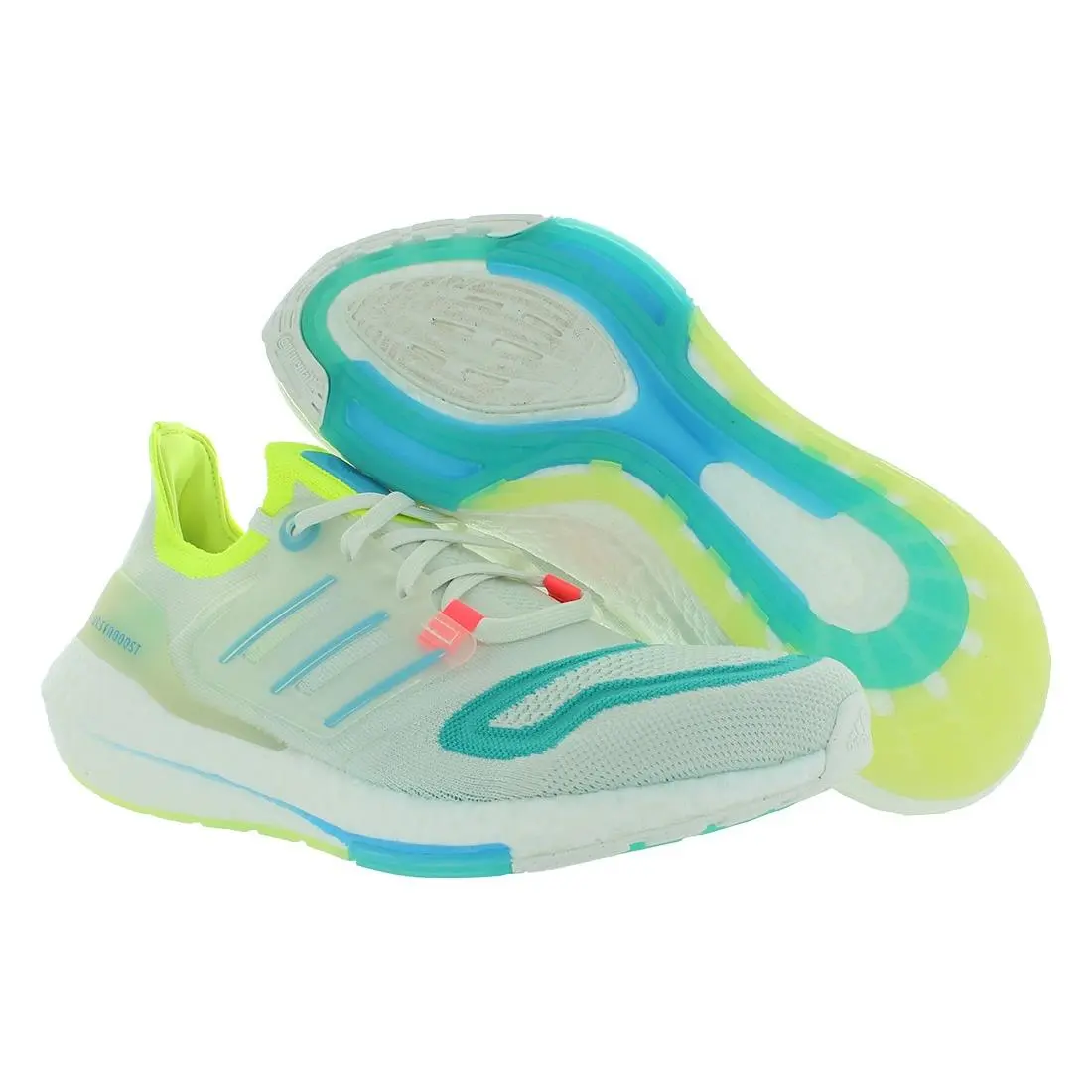 Adidas Ultraboost 22 Mens Shoes Size 14 Color: White Tint/sky Rush/mint Rush