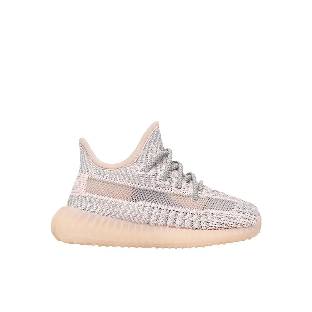 Adidas Yeezy Boost 350 V2 Slip On Infant Boys Size 8 M Sneakers Casual Shoes F - Grey