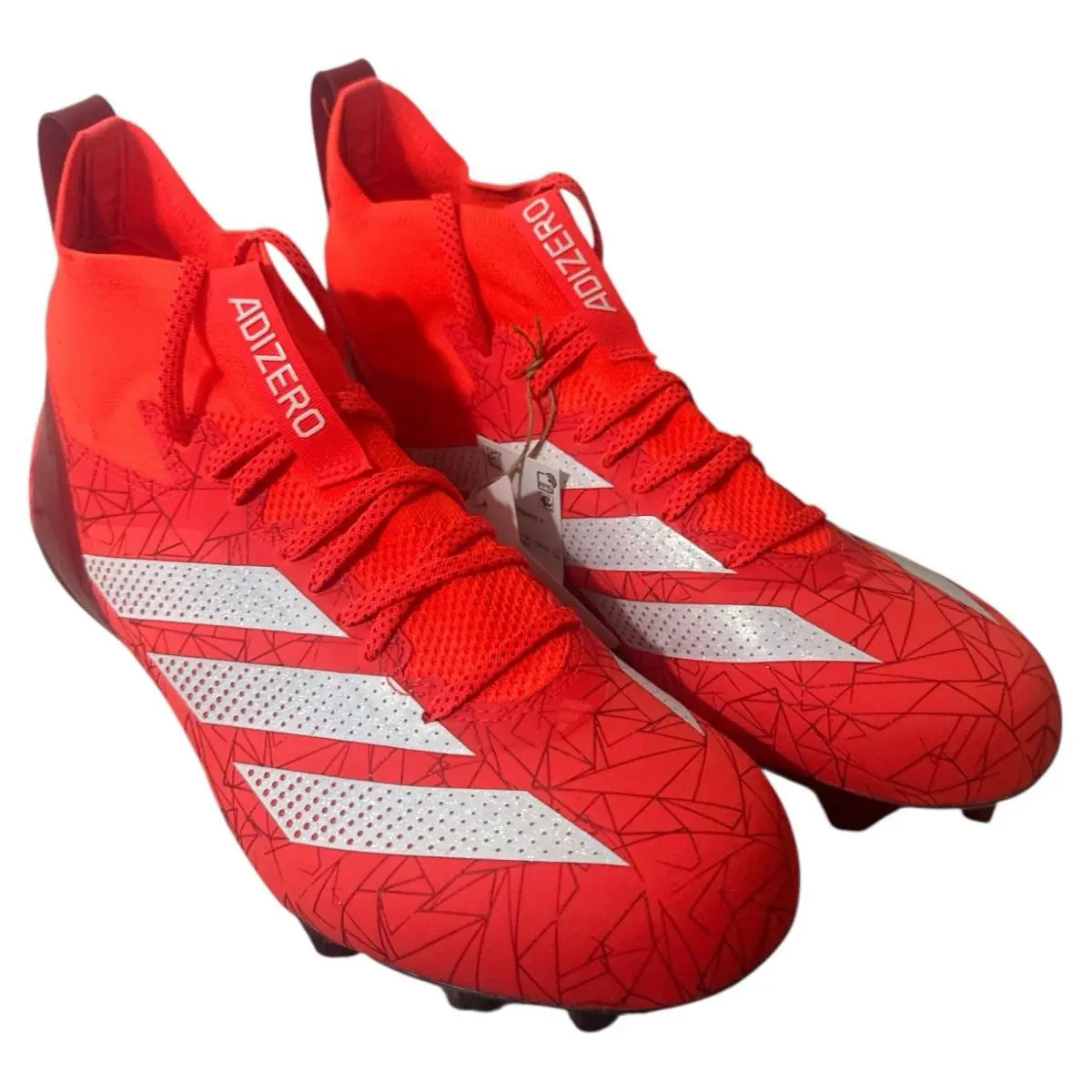 Adidas Adizero Impact Hidden Gems Football Cleats Mens Size 12.5 Red IF9715 - Red