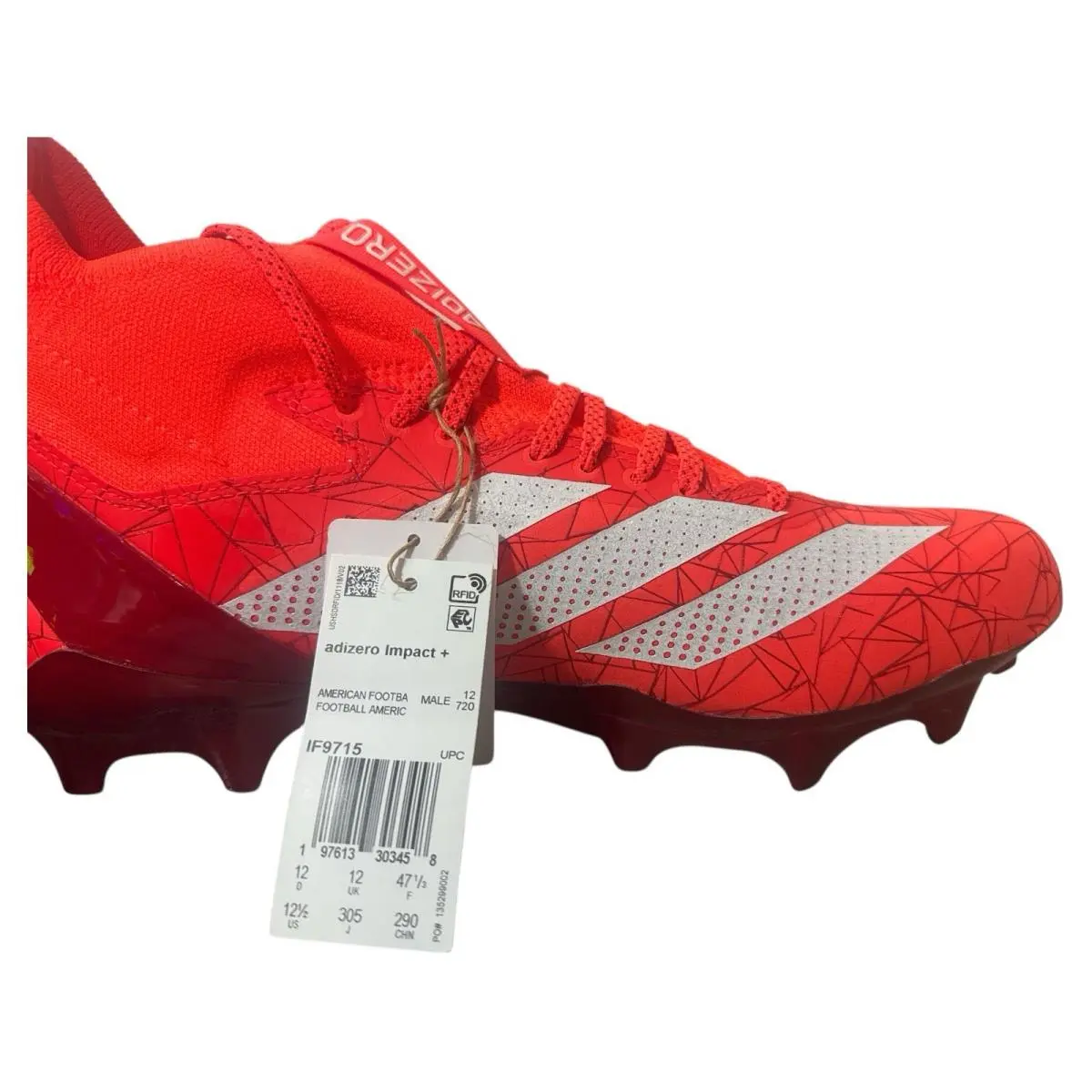 Adidas shoes - adidas Adizero Impact Hidden Gems Football Cleats - IF9715 - Red (UPC: 0197613303458) 0