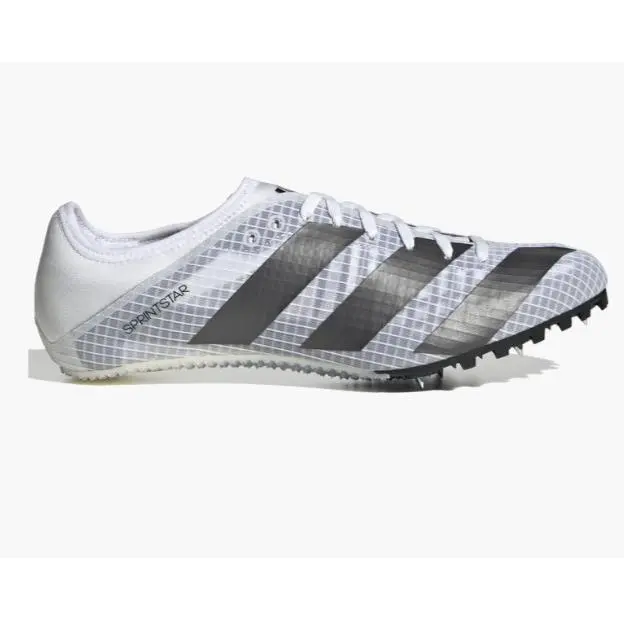 Adidas Sprintstar US 7 Track Field Spikes Shoes White Gray EU 40 Unisex