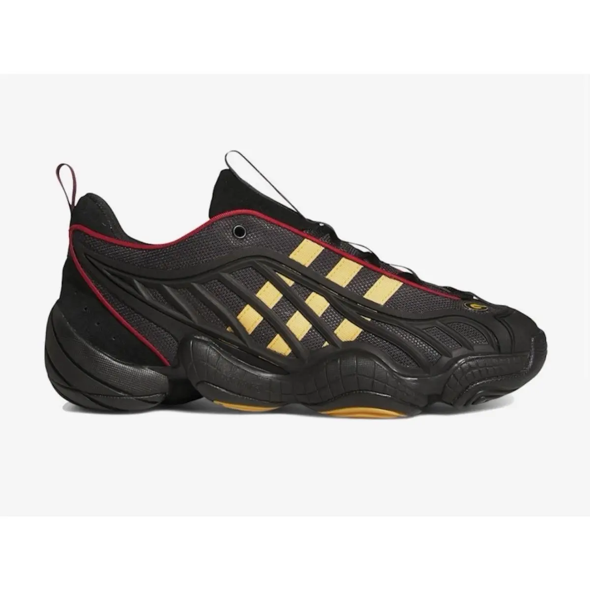 Adidas Intimidation Low Hbcu Sneaker In Black/gold - Men`s 12 HQ7473 Black Red