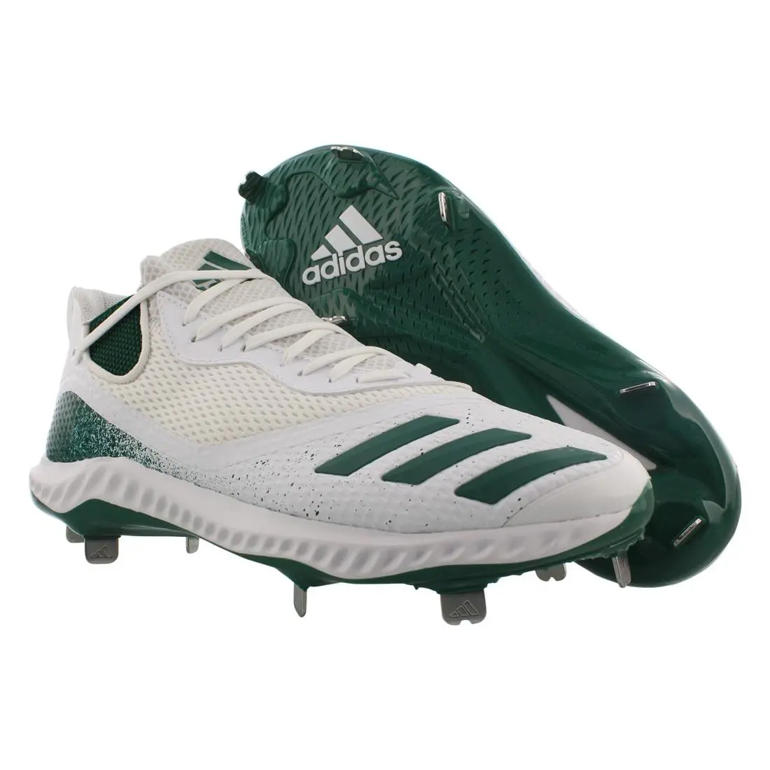 Adidas Icon V Bounce Cleats Mens Shoes Size 6.5 Color: Dark Green/dark