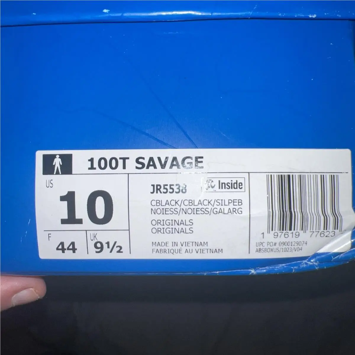 Adidas shoes - 100 Thieves x adidas Savage - JR5538 - Black 0