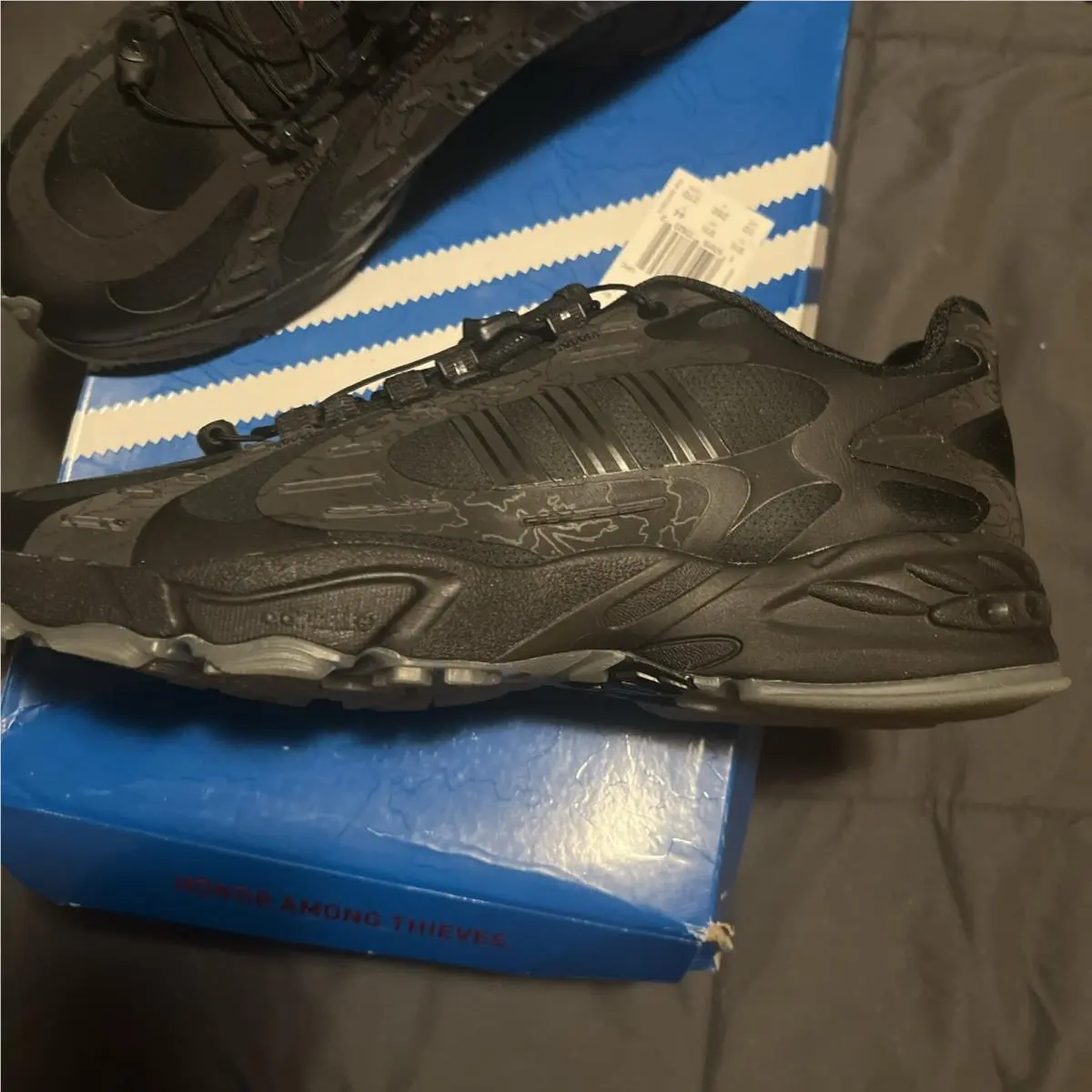 Adidas shoes - 100 Thieves x adidas Savage - JR5538 - Black 1