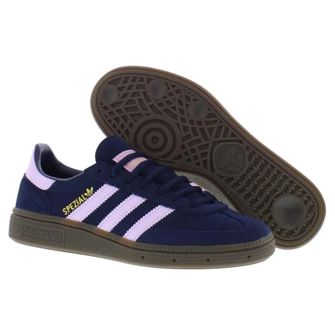 Adidas Handball Spezial GS Boys Shoes Size 7 Color: Night Indigo/orchid - Night Indigo/Orchid Fusion/Gum, Main: Blue