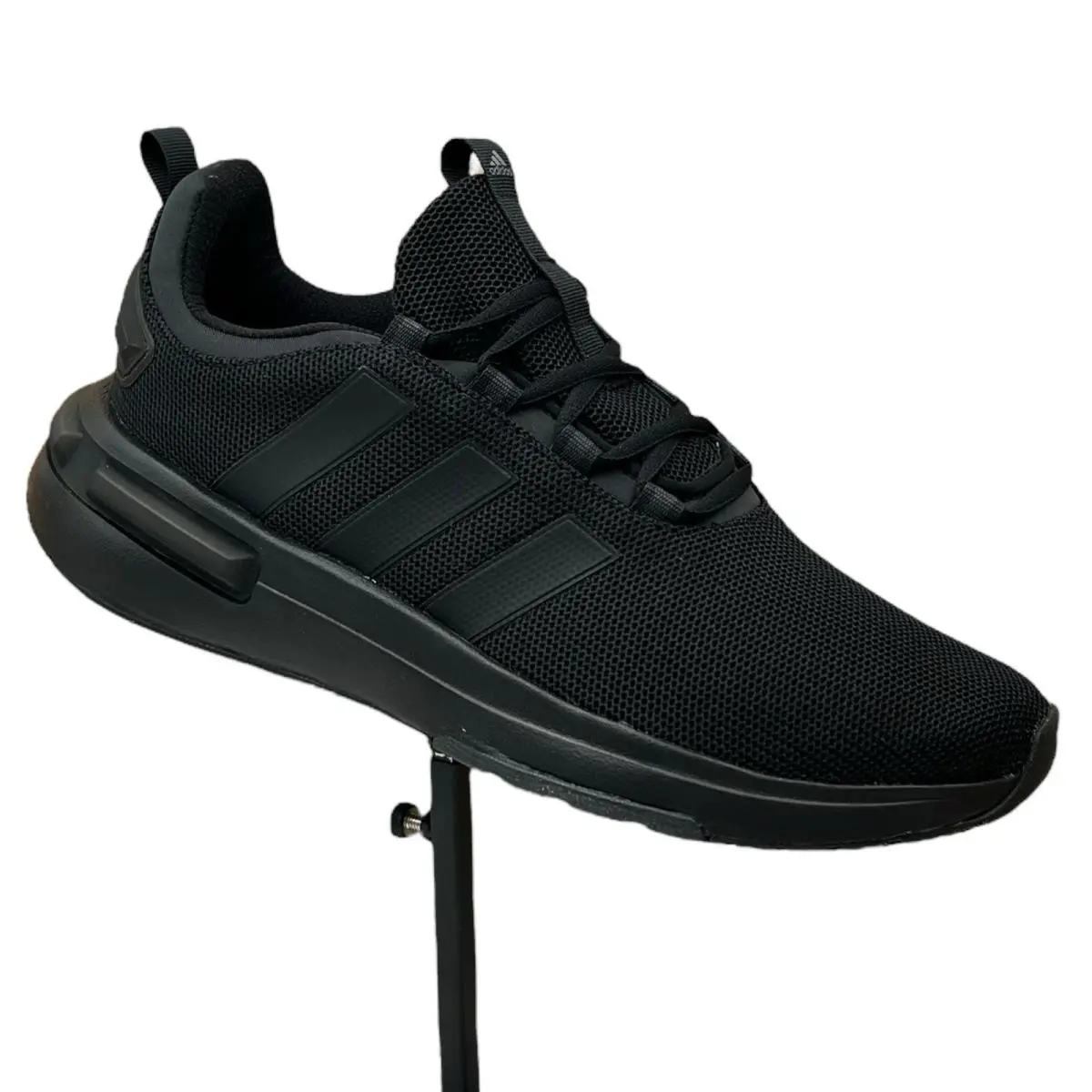 Adidas Racer TR23 Cloudform Mens Running Shoe Size 13 Solid Black Lace Up IG7322