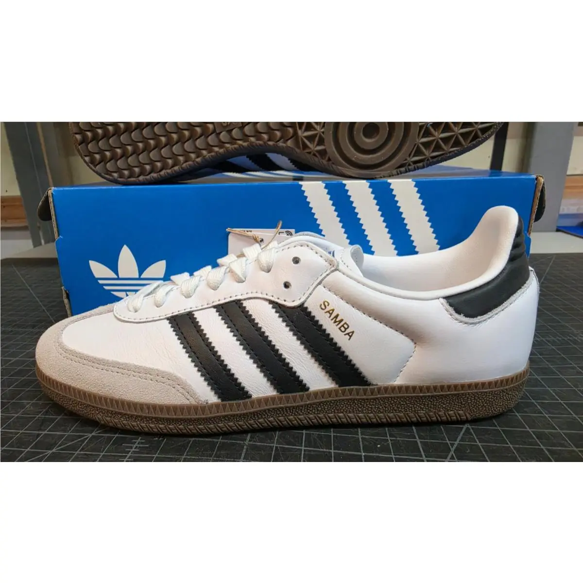Adidas shoes - white/ black 1