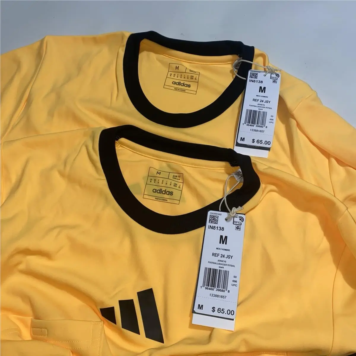 Adidas clothing - adidas Referee 24 - Referee - IN8138 - Yellow (UPC: 196466396808) 2