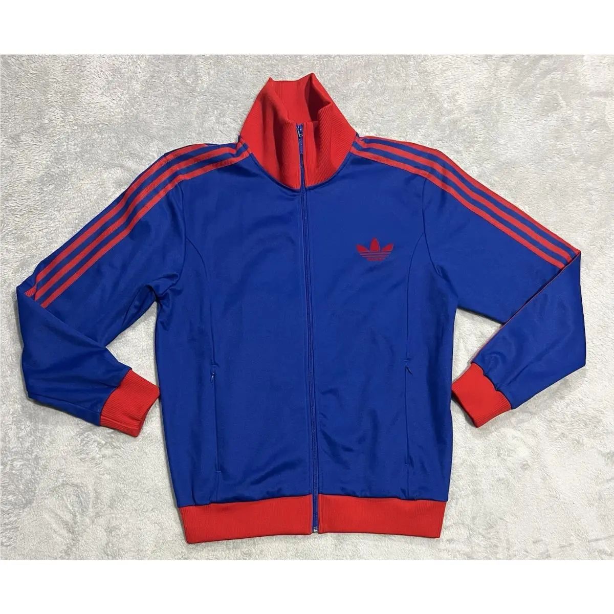 Originals Jacket Mens L Track Blue Red Adicolor Heritage 70s IB3425 by Adidas