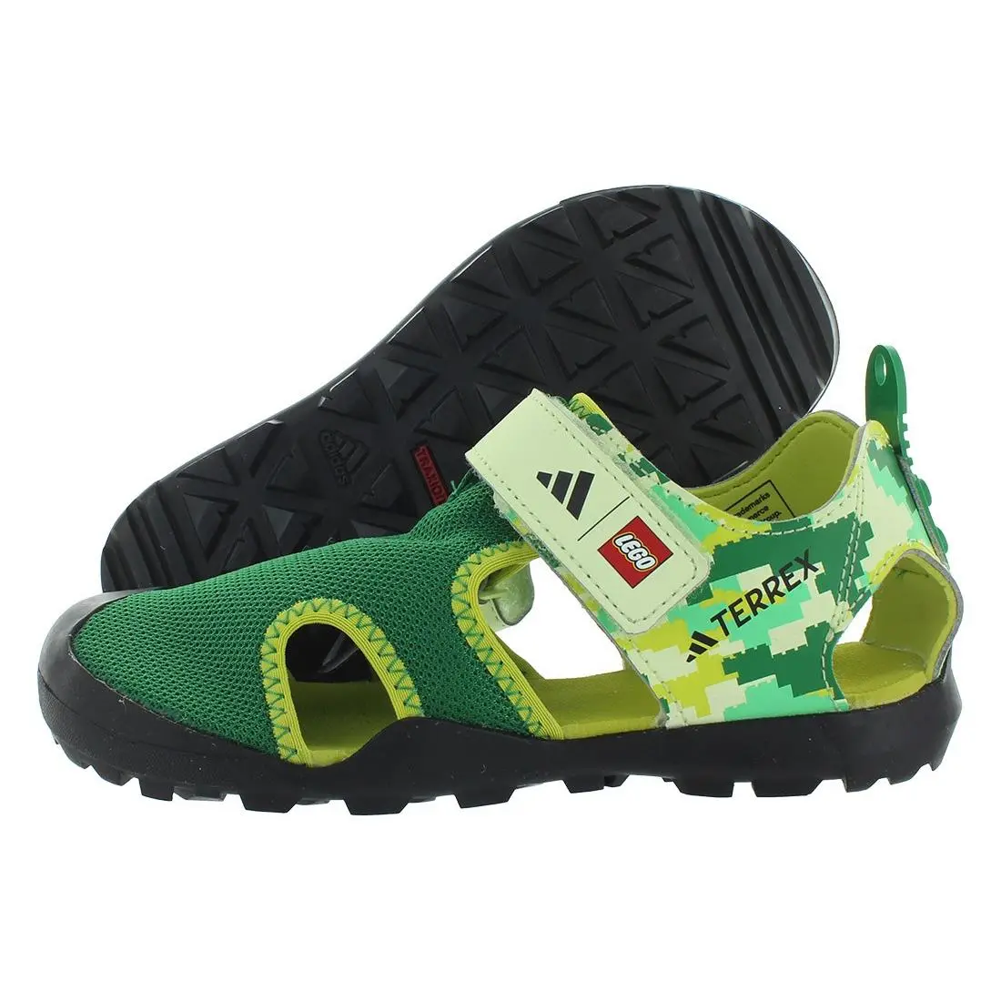Adidas Terrex Captain Toey GS Boys Shoes Size 1 Color: Core Green/green