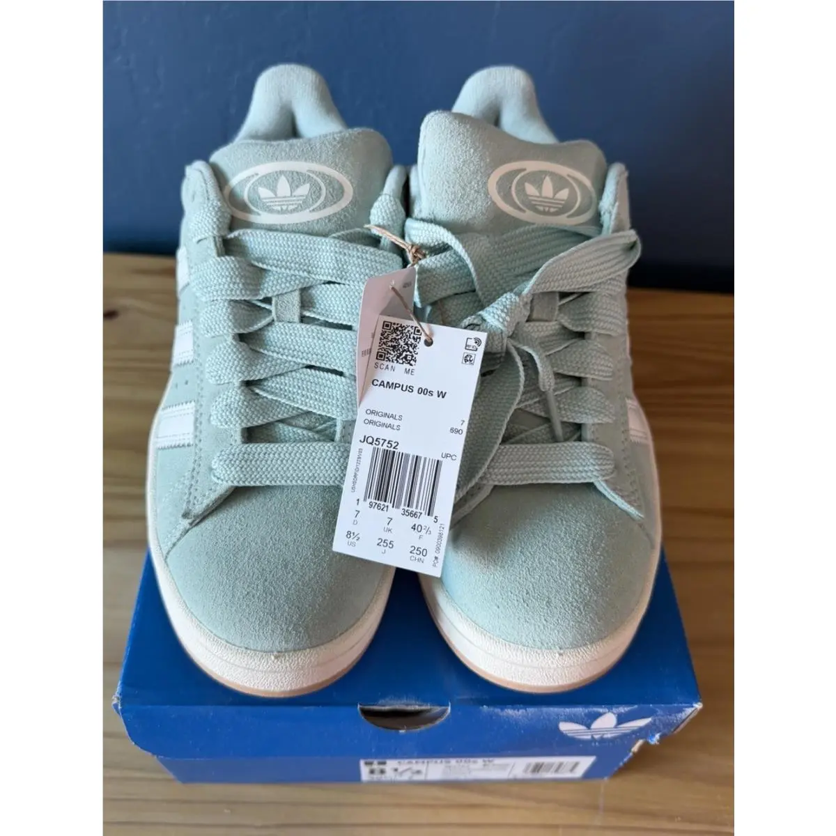 Adidas shoes - adidas Campus 00s - Campus - JQ5752 - White/Ash Green (UPC: 0197621356675) 1