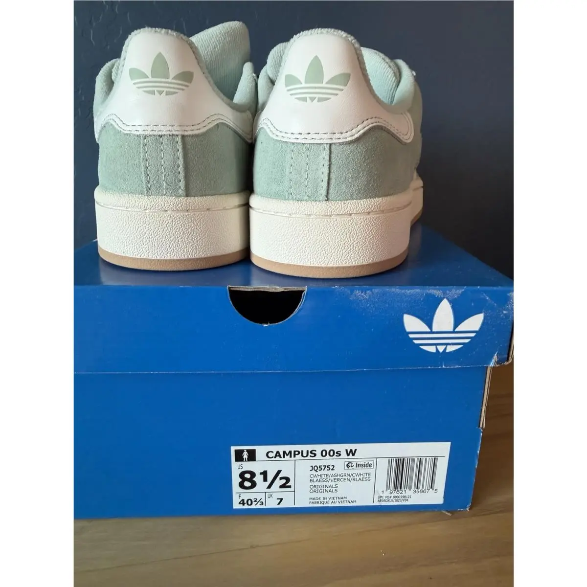 Adidas shoes - adidas Campus 00s - Campus - JQ5752 - White/Ash Green (UPC: 0197621356675) 2
