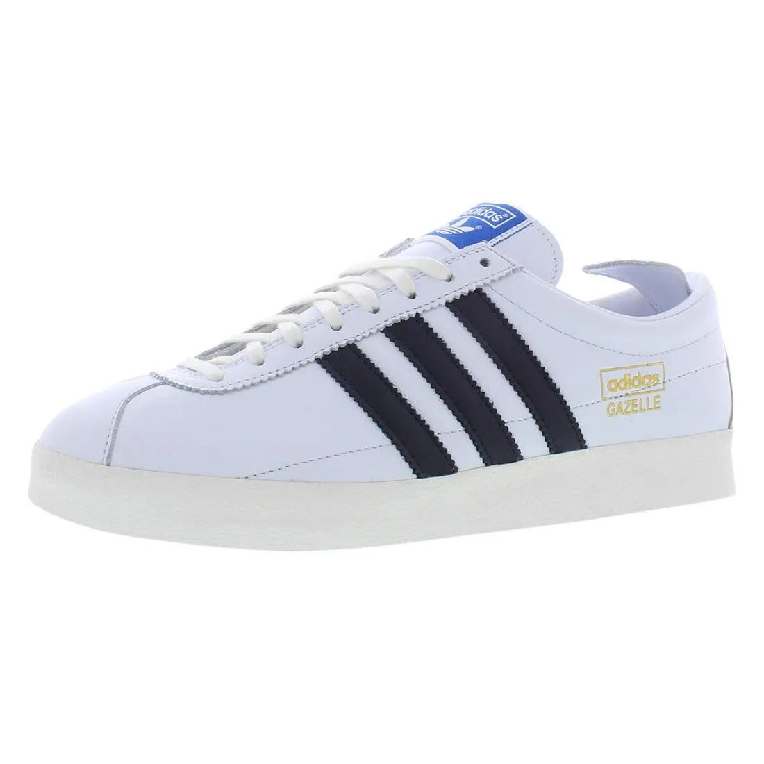 Adidas Gazelle Vintage Mens Shoes Size 5.5 Color: Cloud White/core Black/gold