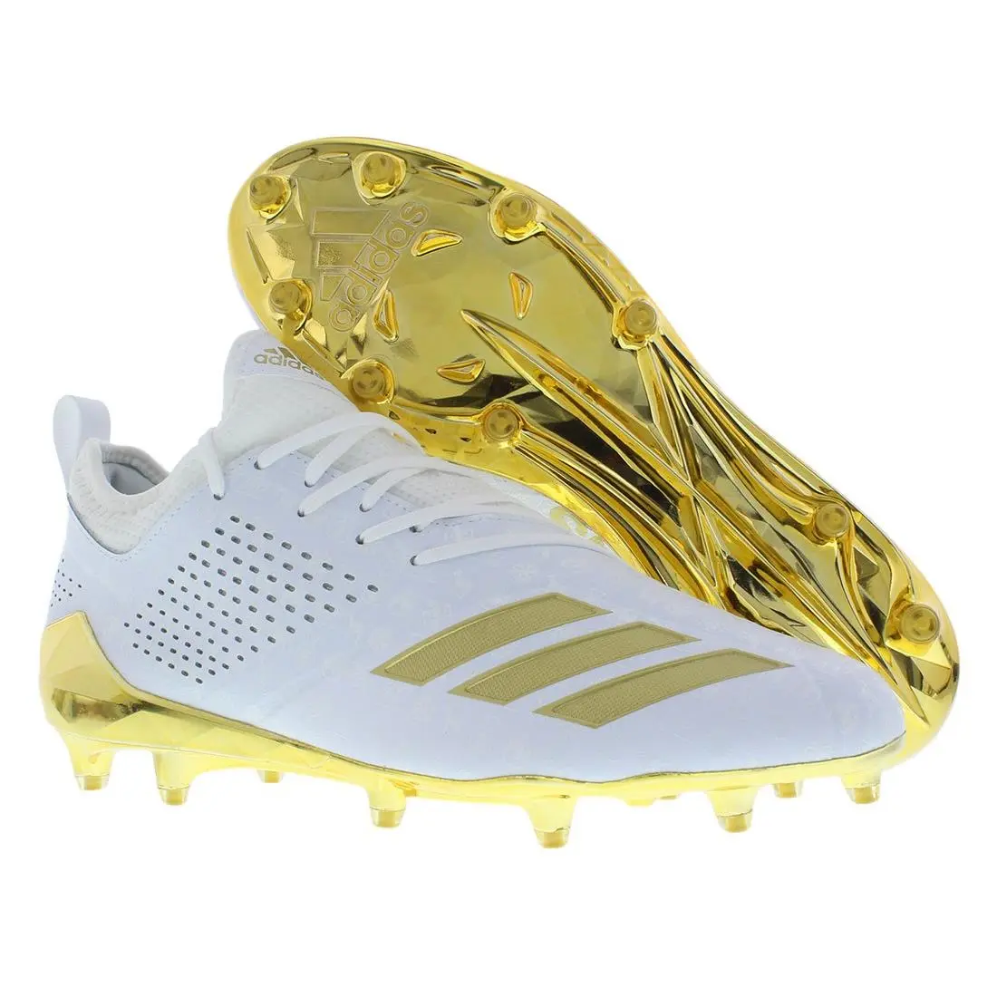 Adidas Adizero 5-Star 7.0 Mens Shoes Size 13.5 Color: White/metallic Gold - White, Main: White