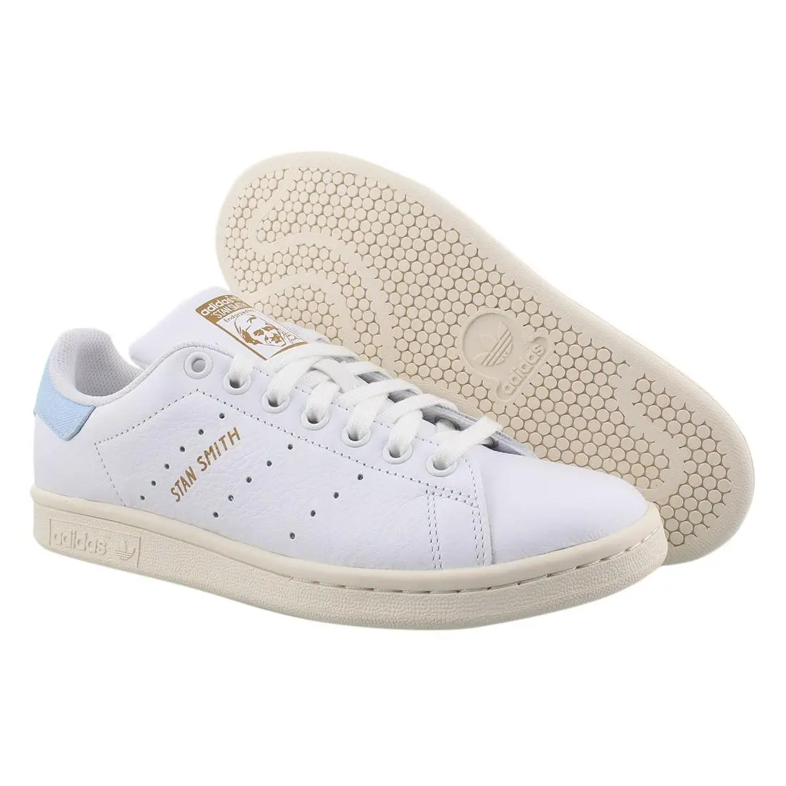 Adidas Originals Stan Smith Mens Shoes Size 6 Color: White/sky
