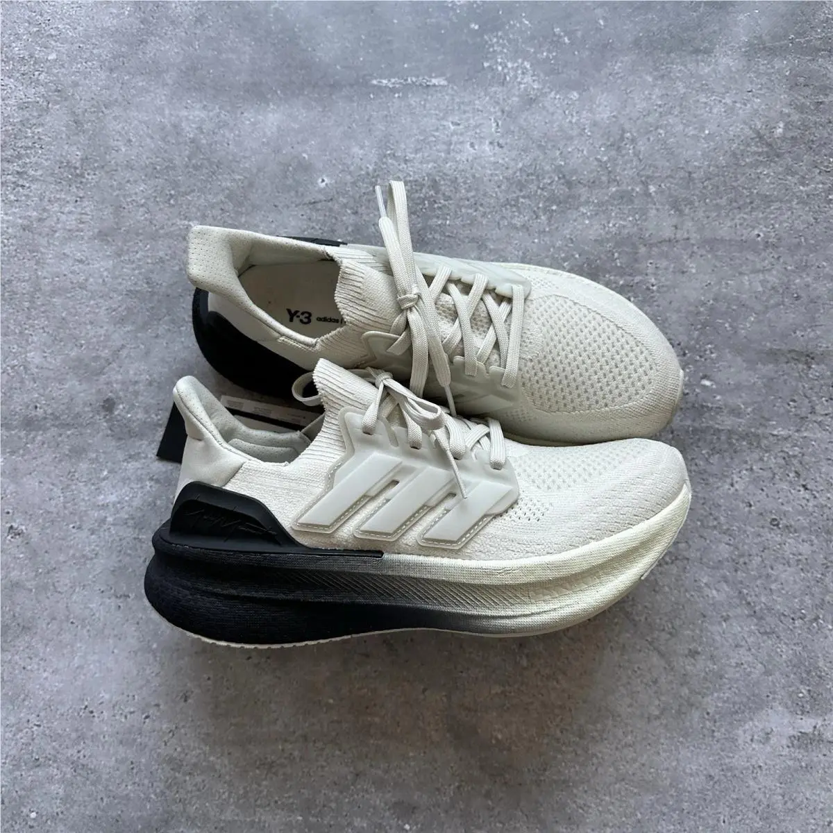 Adidas Yohji Yamamoto Y-3 Ultraboost 5 White Black JR6648 Size US 7 UK 6.5 EU 40