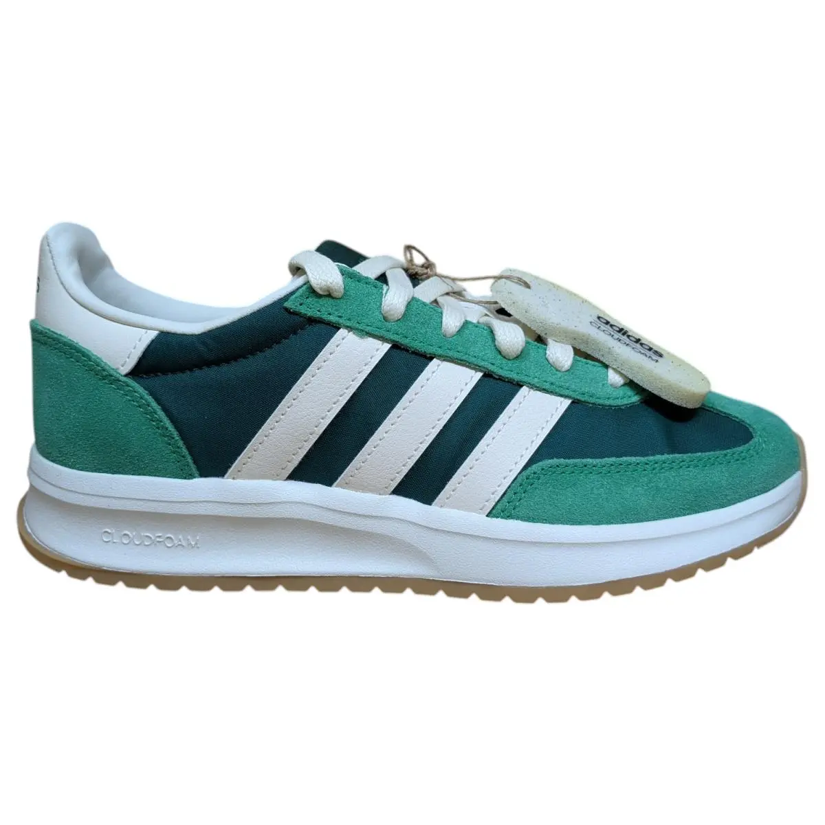 Adidas Women`s Run 70s 2.0 - Collegiate Green / White - US Size 6 - JI0476