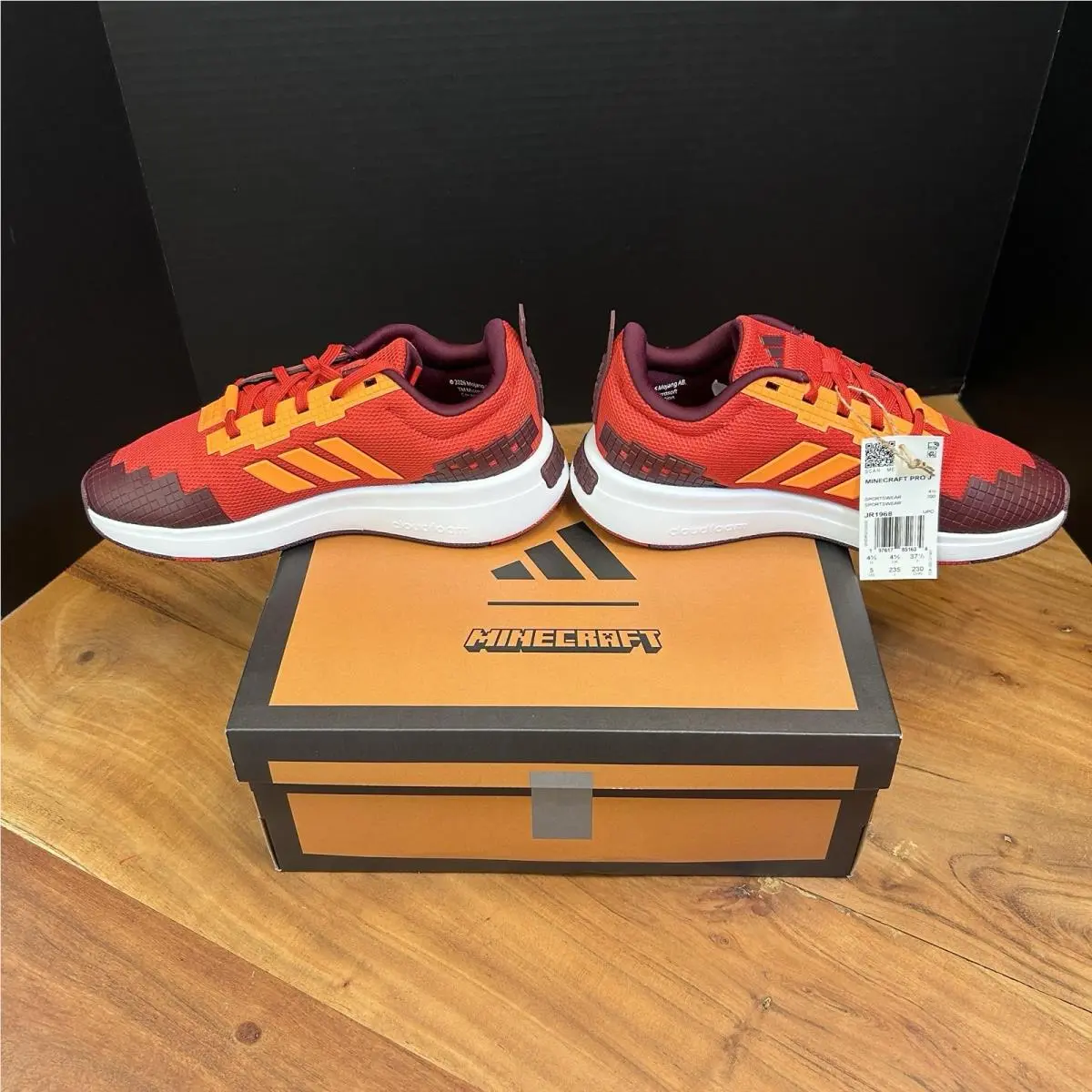 Adidas shoes - Minecraft Pro J - Minecraft Pro - Red (UPC: 0197617851634) 2