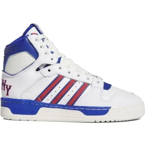 Adidas Originals Men`s Conductor HI Shoes York Rangers White Royal Size 11.5