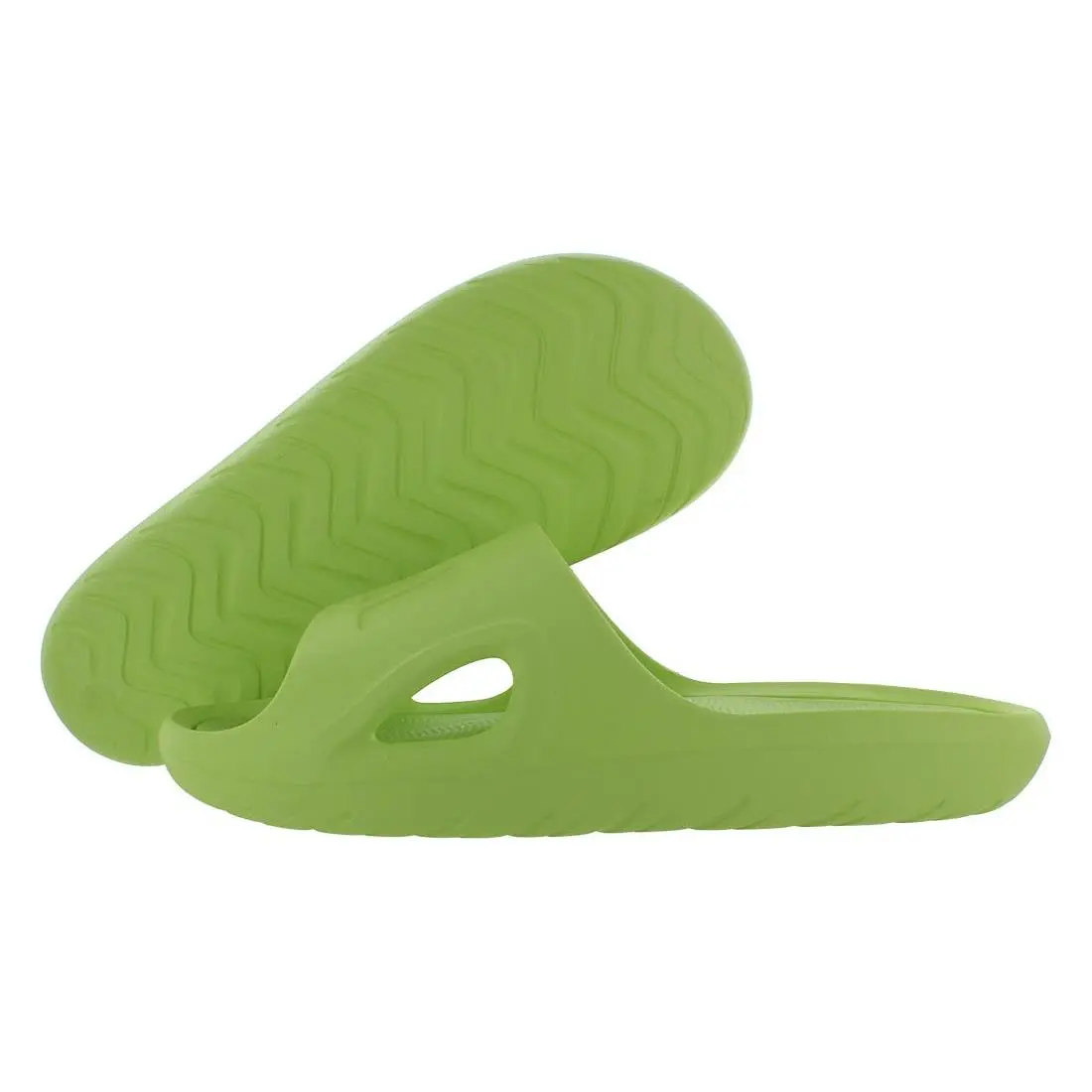 Adidas Adicane Slide Unisex Shoes Size 13 Color: Pulse Lime/pulse Lime/pulse