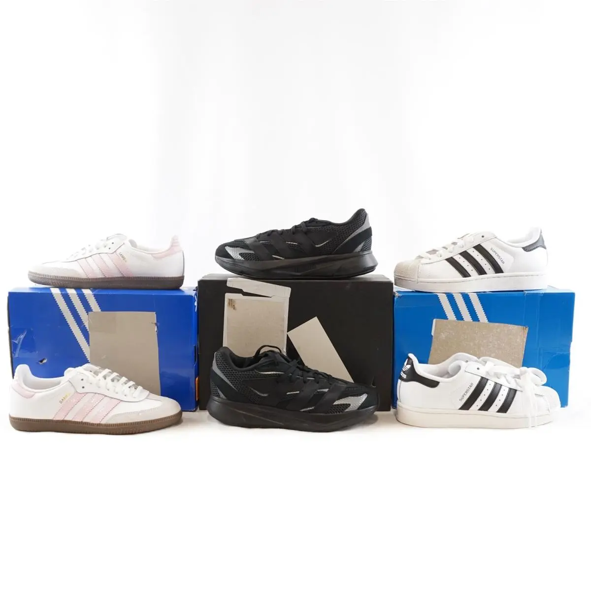 Adidas Samba OG Superstar II Lightblaze Sneakers- Juniors Size 5-5.5 Lot of 3