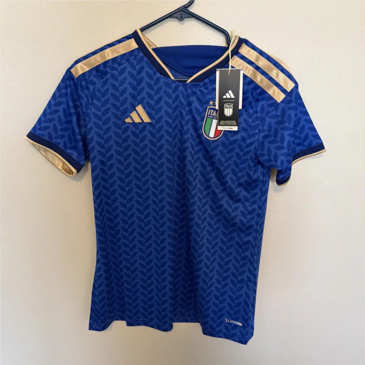 Adidas Soccer Football Jersey Women Italy 2026 Home Size Small
