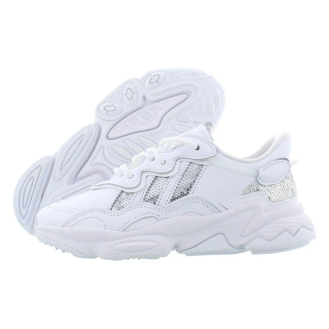 Adidas Ozweego Womens Shoes Size 5.5 Color: White/silver