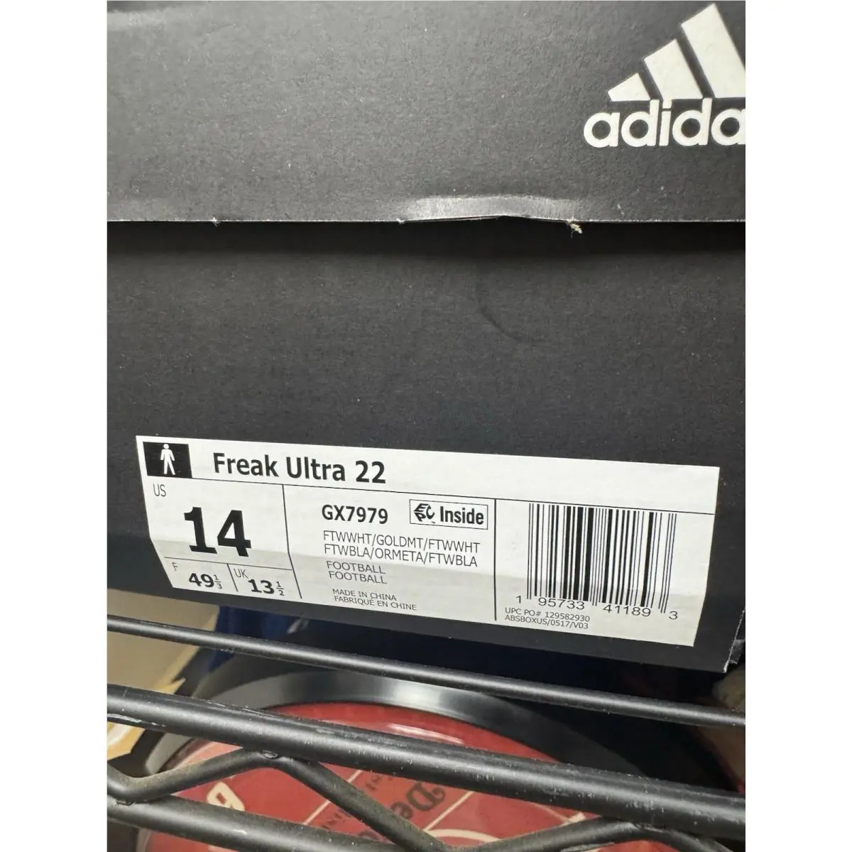 Adidas shoes - adidas Freak Ultra - Freak Ultra - White and Gold (UPC: 195733391720) 8