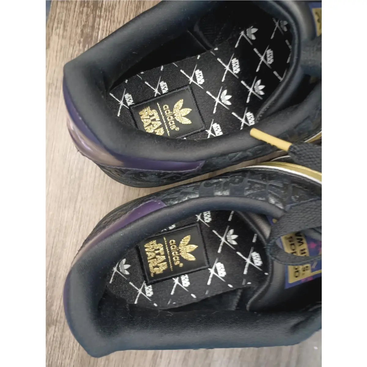 Adidas shoes - adidas Superstar - Superstar - G17710 - Black and gold (UPC: 884894194928) 13