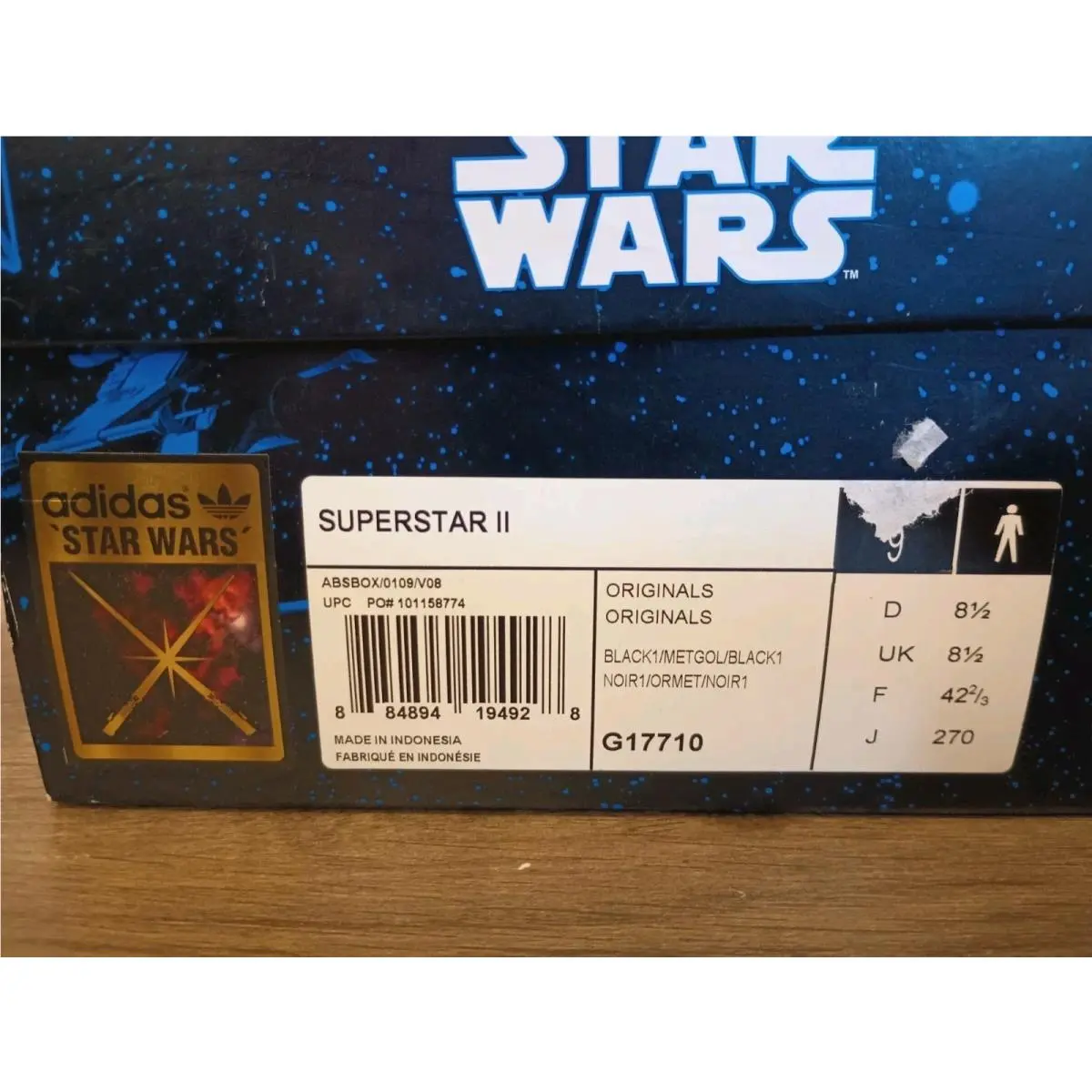 Adidas shoes - adidas Superstar - Superstar - G17710 - Black and gold (UPC: 884894194928) 15