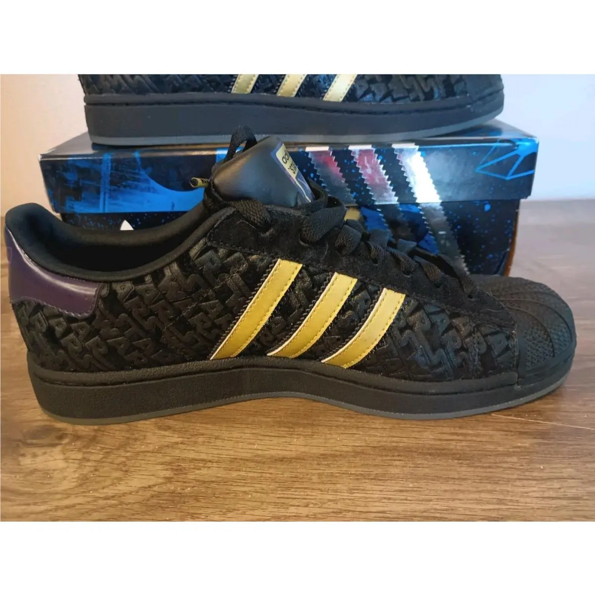 Adidas shoes - adidas Superstar - Superstar - G17710 - Black and gold (UPC: 884894194928) 0